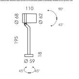 Adjustable outdoor reflector Pancan