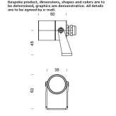 Outdoor reflector made of stainless steel Cavancha