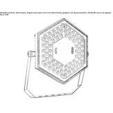 Projektor przemysłowy LED z odlewanego ciśnieniowo aluminium Carlton