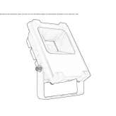 Adjustable aluminum LED outdoor spotlight Groznjan