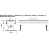 Adjustable, powder-coated aluminum LED wall washer Sile