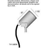Adjustable metal LED outdoor spotlight Kokkola