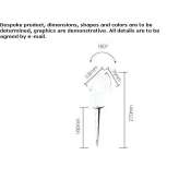 Adjustable aluminum walkover reflector. External reflector Ezine