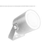 Adjustable outdoor LED spotlight Doxey