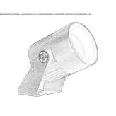 Adjustable outdoor LED spotlight Filetto