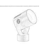 Adjustable outdoor LED spotlight Filetto