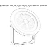 Adjustable outdoor LED spotlight Pacolet