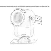 Outdoor RGB LED floodlight made of stainless steel, adjustable Otzing