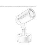 Adjustable outdoor LED spotlight Niebocko