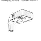 Aluminiowy reflektor zewnętrzny LED Slupno