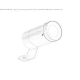 Adjustable outdoor LED spotlight Doxey