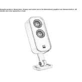 Exterior spotlight in adjustable die-cast aluminum LED Slupno