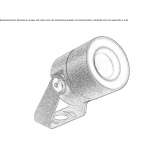 Adjustable outdoor LED spotlight Doxey