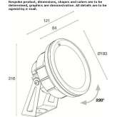 Outdoor floodlight/underwater lamp Oakley