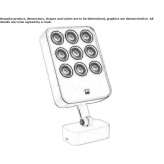 Reflektor zewnętrzny z regulowanego odlewu aluminiowego LED Slupno