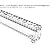 LED wall light Tsaile