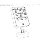 External reflector made of die-cast aluminum Slupno