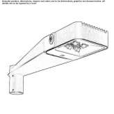 Aluminum LED outdoor spotlight Slupno
