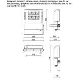 Adjustable outdoor LED spotlight Sotillo