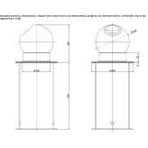 Regulowana aluminiowa lampa podłogowa Draut