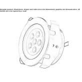 LED underwater lamp for fountains Mogente