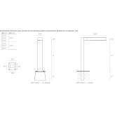 Steel LED street lamp Ploermel