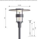 LED street lamp on a pole Cuipo