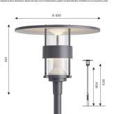 LED street lamp on a pole Cuipo