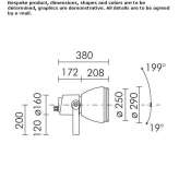 Aluminum LED street lamp Caraz