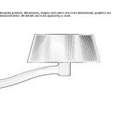 Wall-mounted LED street lamp made of die-cast aluminum Toloriu