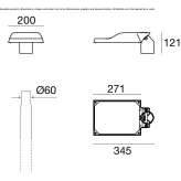 Aluminum LED street lamp Raaba