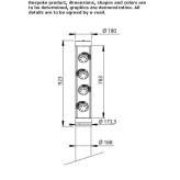 Steel LED street lamp Verwood