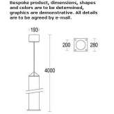 Aluminum LED street lamp on a pole Calama