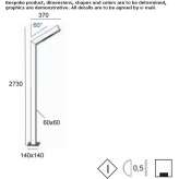 Aluminum LED street lamp Alenquer