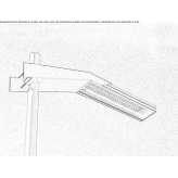 Lampa uliczna LED z anodyzowanego aluminium Cakovec