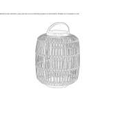 Solar-powered wicker lantern Geising