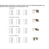 Rectangular wooden office desk with shelves Cornea