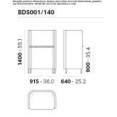 Wooden sectional desk with sound-absorbing screens Boguchar