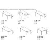 Rectangular desk made of melamine-coated chipboard Kromeriz