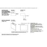 Sectional desk made of melamine Diamante