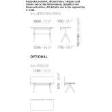 Office desk in steel and wood with height adjustment and sound-absorbing screens Pitman