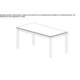 Sectional desk Prenzlau