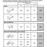 L-shaped office desk made of melamine-coated chipboard Bredaryd