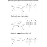 Wooden sectional desk Botosana