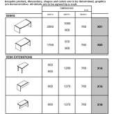 L-shaped office desk made of melamine-coated chipboard Ulcinj