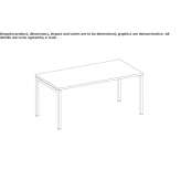 Sectional desk Prenzlau