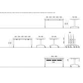 Rectangular conference table with a drop-top Roura