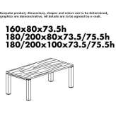 Sectional desk with cable management Mirsid