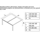 Multi-station desk with sound-absorbing screens Goerzig