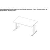 Sectional desk Prenzlau